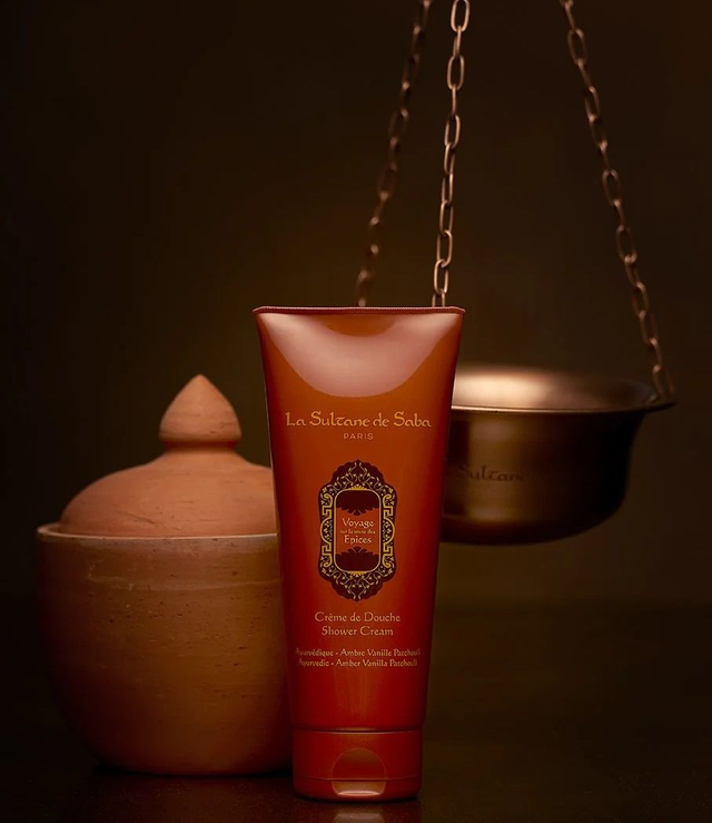Douche Crème - 200ml - Epices - Ayurveda (Amber Vanille Patchouli)