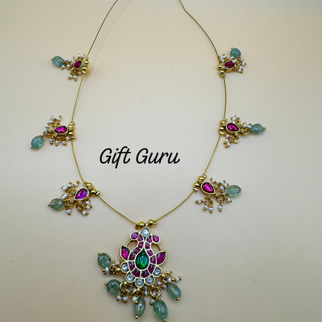 Jadau Kundan invisible chain