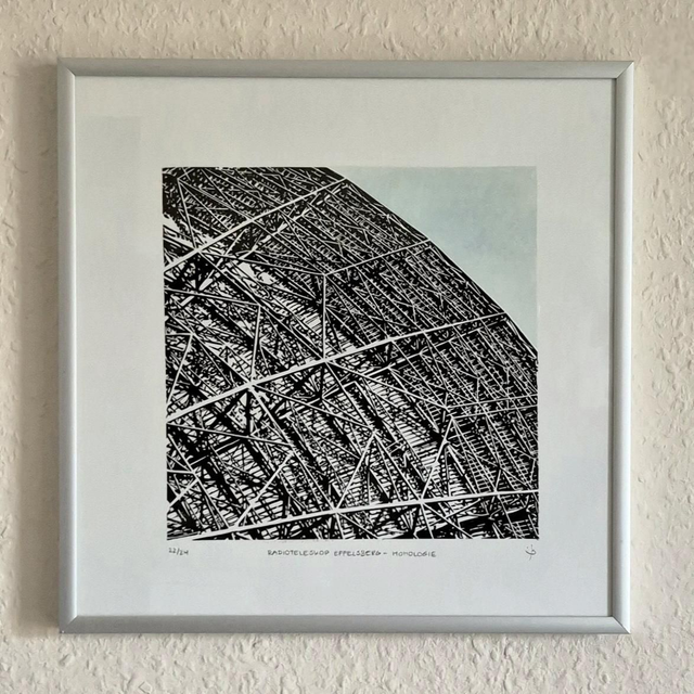 Radioteleskop Effelsberg | Homologie (gerahmt)