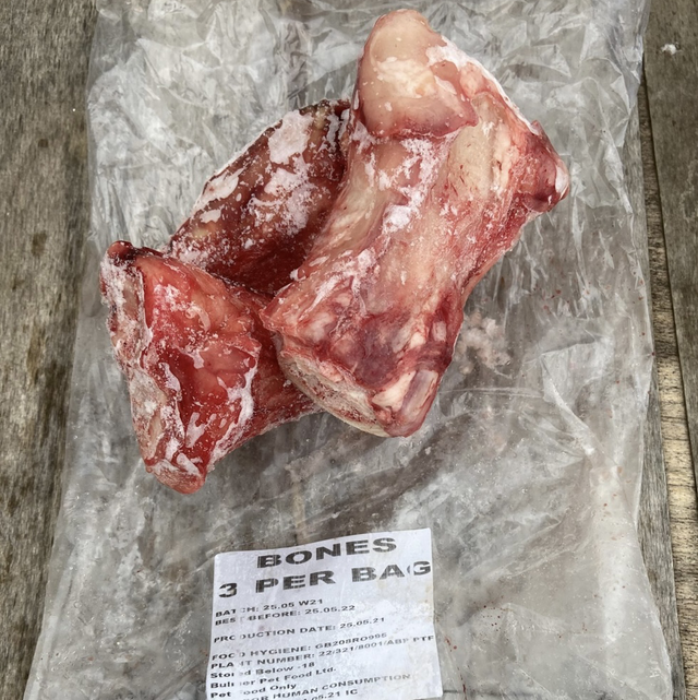 Bones per bags 