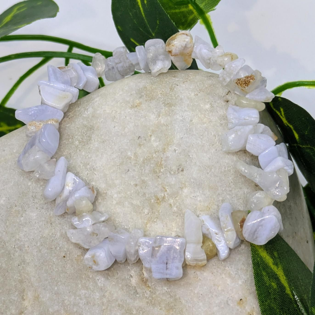 Bracelet &quot;Calcédoine&quot; baroque BR-214