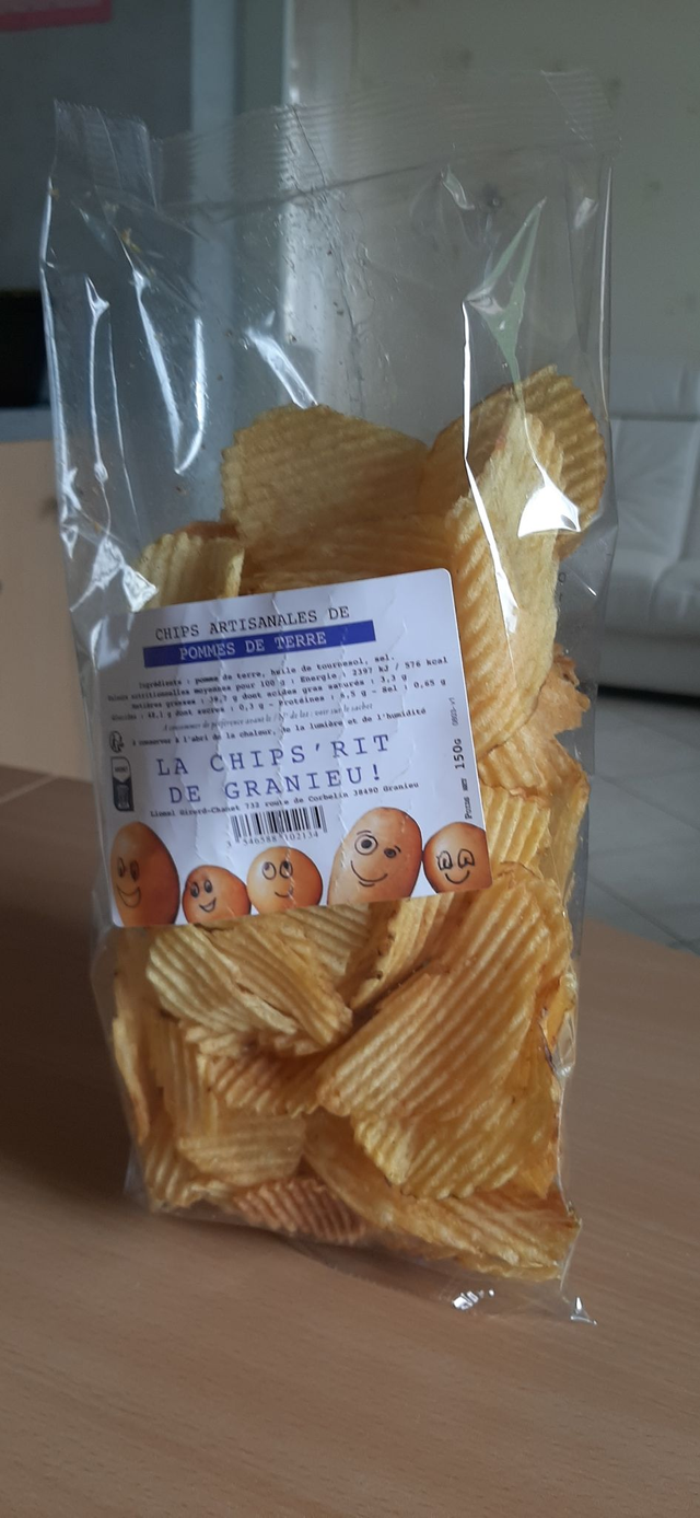 Chips Artisanales Ondulées 150g