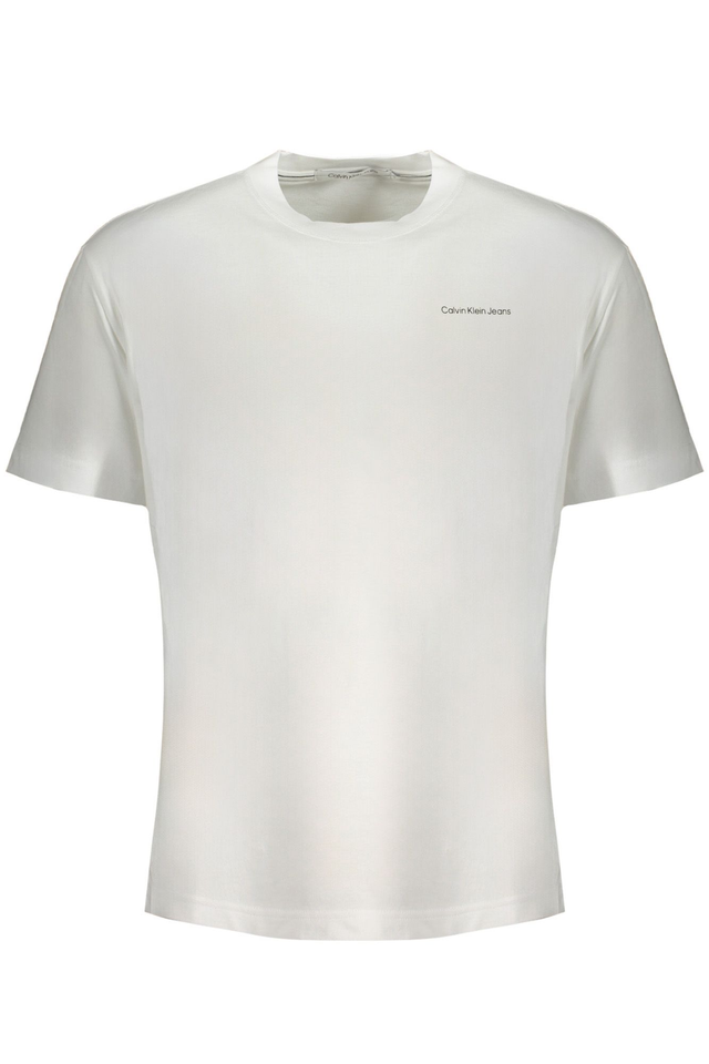 CALVIN KLEIN T-SHIRT MANICHE CORTE UOMO BIANCO