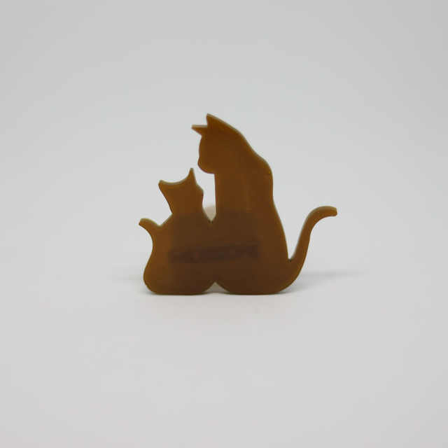 Broche Chats double