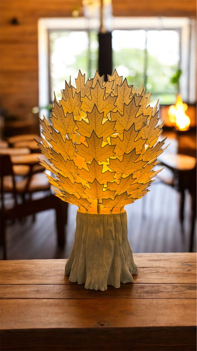 Dekorační lampa „Javorový strom“