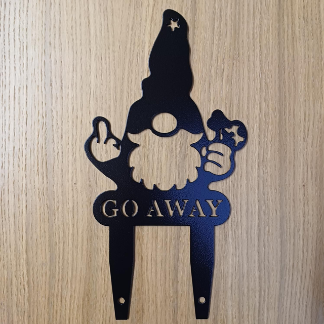 Go Away Gnome Garden Spike