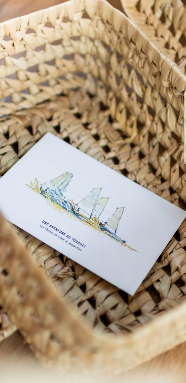 Carte illustrée - chars à voile