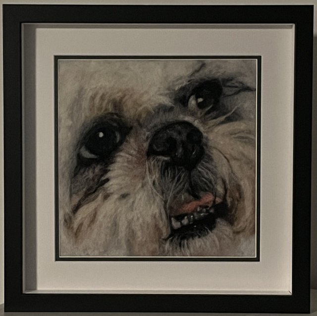 Needle Felted Pet Portrait