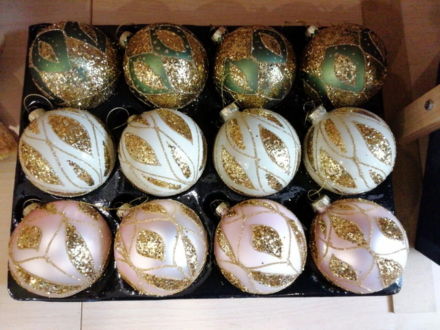 Boule Noël paillettes 