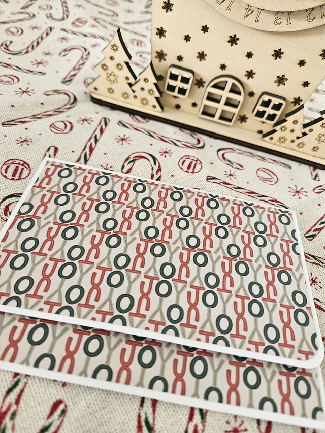 Pochette cadeau de Noël faite main – Pour chèque, billet ou carte cadeau