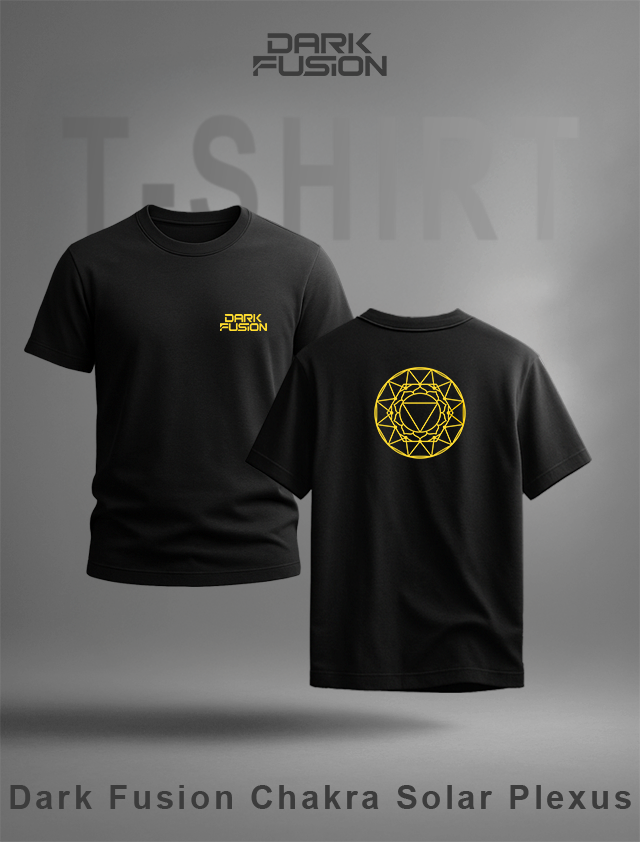 Dark Fusion Branded T-shirt Limited Edition Solar Chakra 