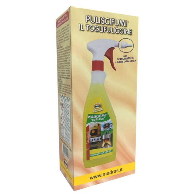 PULISCIFUMI - MADRAS CON SCHIUMATORE - Superpulitore di fuliggine e fumi.