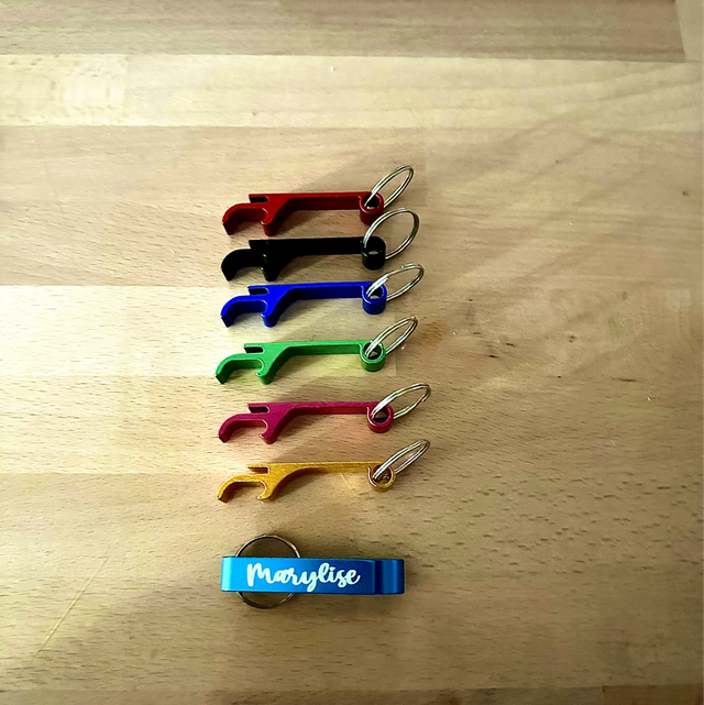 Porte-clé décapsuleur personnalisé