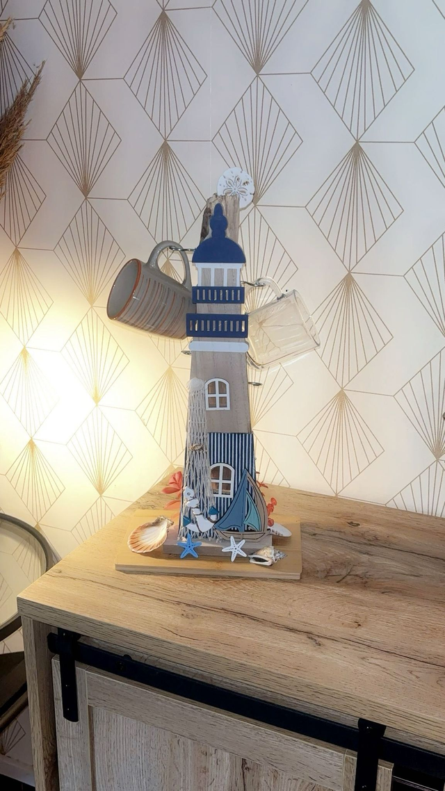 porte tasse, verres, clés, autres en bois flotté 