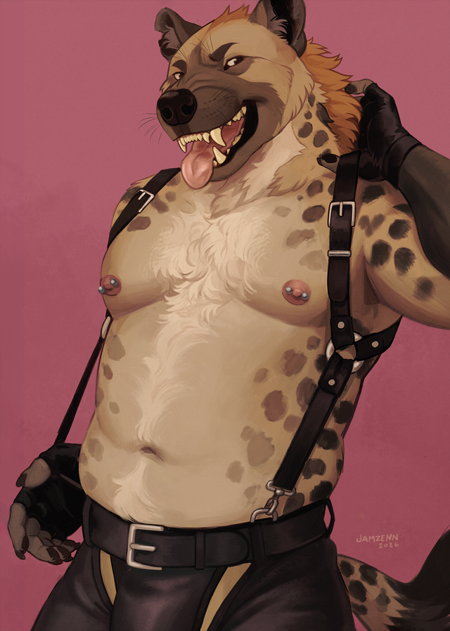 Leather Hyena