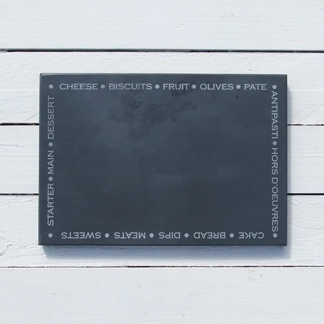 Slate Snack Serving Mat