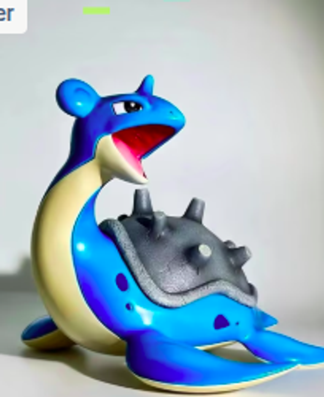 Pokemon collectors actie figuur Lapras blauw (12cm)