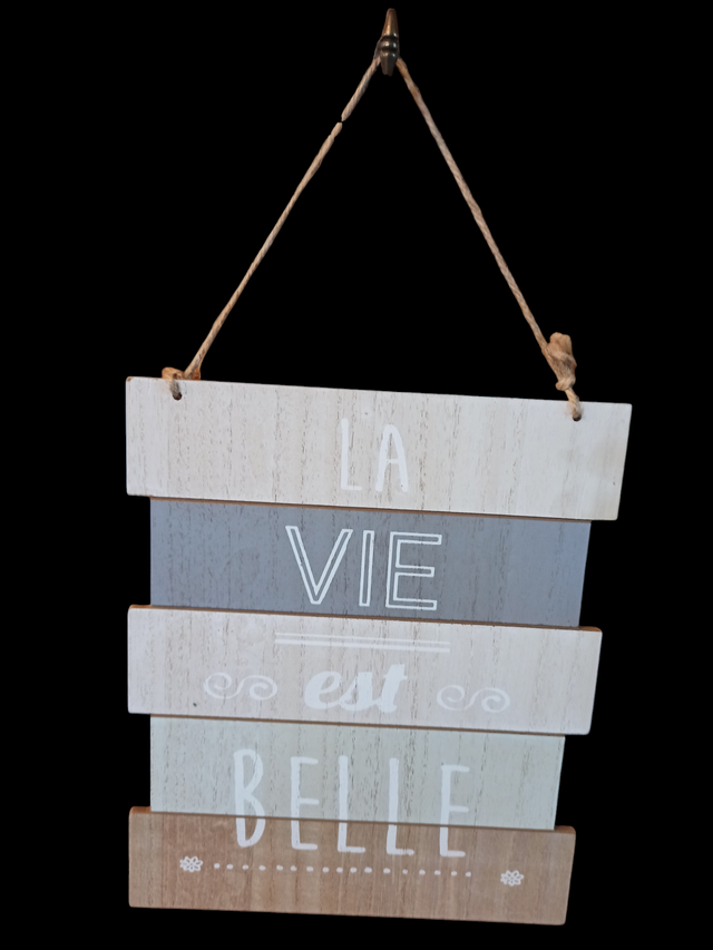 Décoration murale "La vie..." 