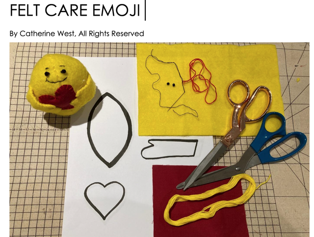Care Emoji Pattern Only (No materials)