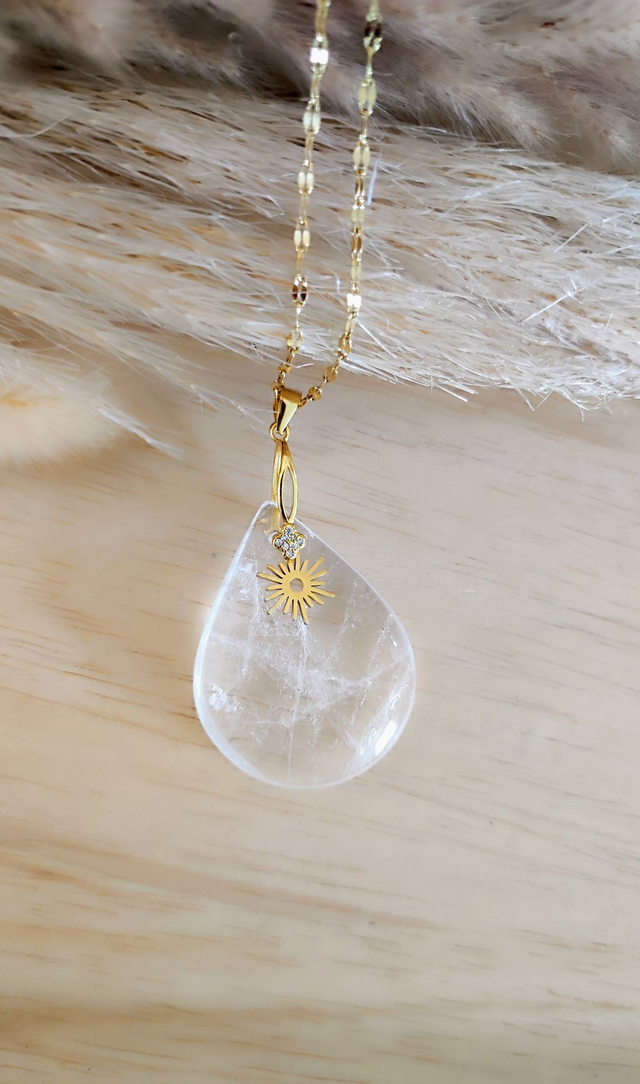 Pendentif Cristal de roche AA