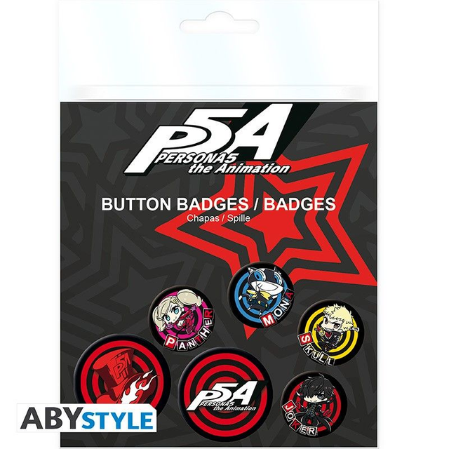 Persona 5: Phantom Thieves Badge Pack