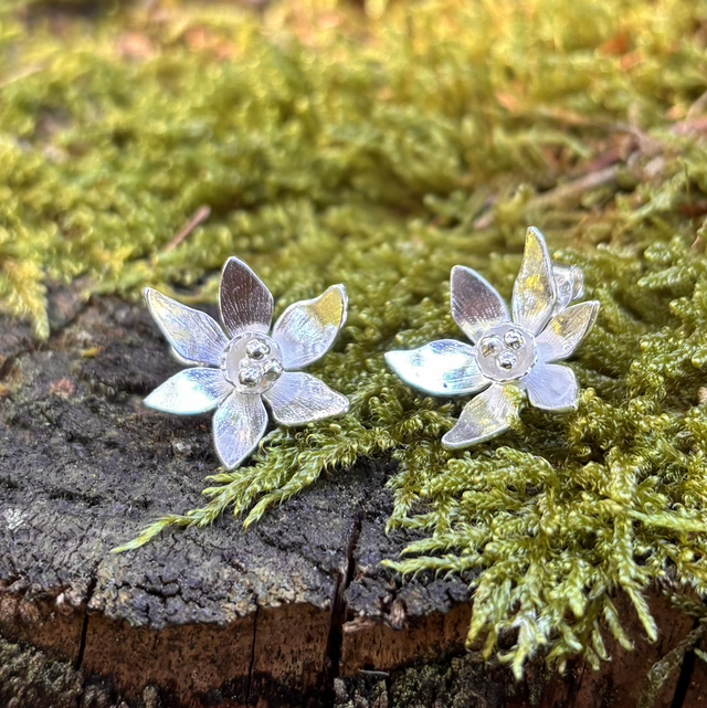 Boucles d’oreilles narcisses des poètes