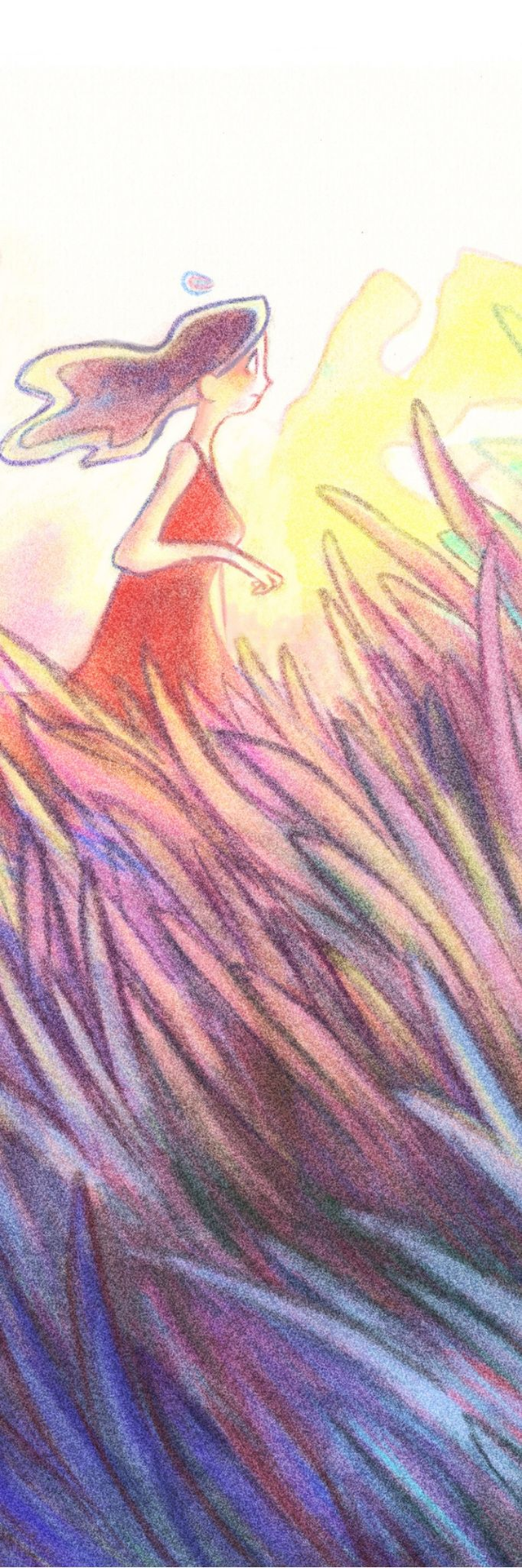 Marque Page - la prairie