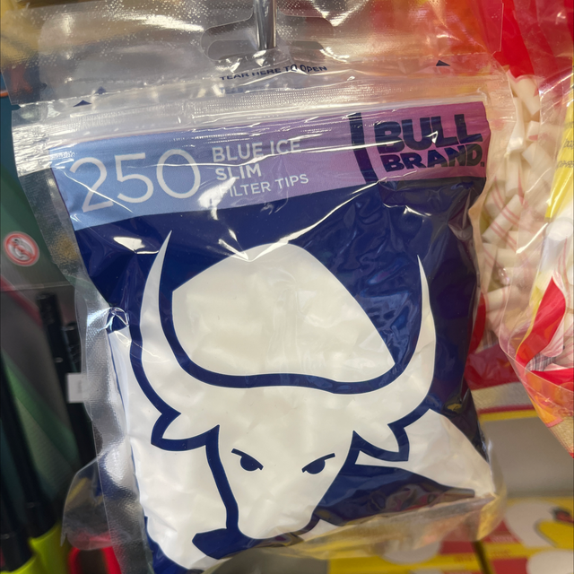 250 blue ice slim filter tips