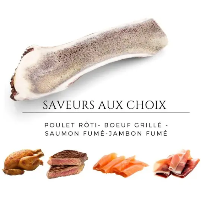 bois de cerf aromatisé