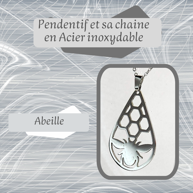 Pendentif L - Abeille