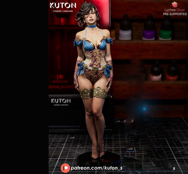 STATUE LADY LACE série heroic fantasy