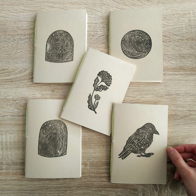 Mini carnet magique A6 - Naturel