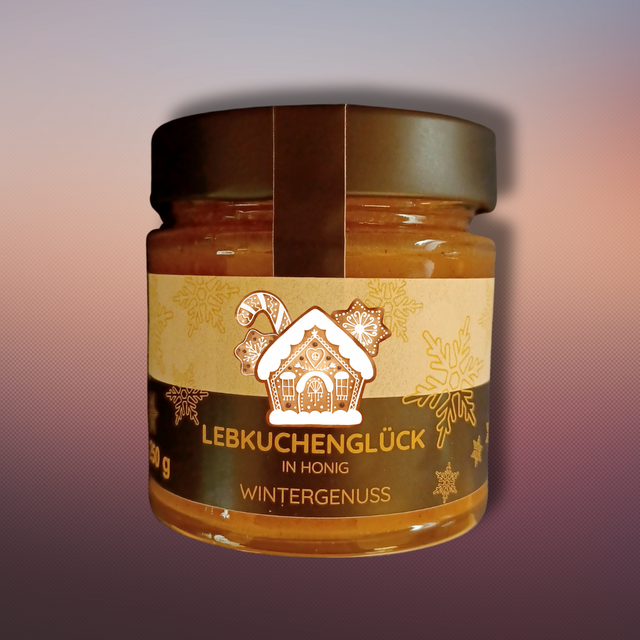 Bio-Honig mit Lebkuchengewürz – 🍯🎄  Weihnachten im Honigglas!