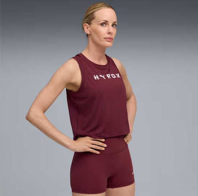 W CLOUDSPUN THERMOADAPT CROP TANKTOP - HYROX x PUMA