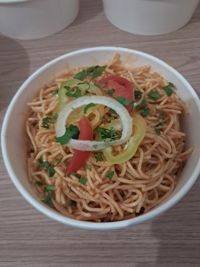 Spaghetti hareng saur
