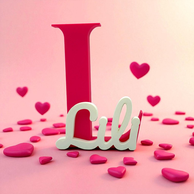 Personalisierter 3D-Buchstabe mit Namen – Einzigartiges Geschenk