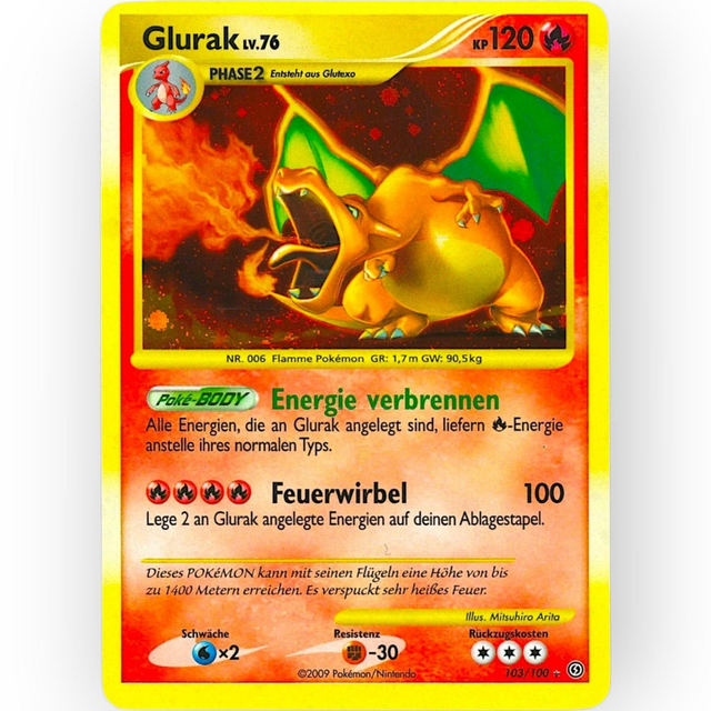 Glurak LV.76 Holo #103 | Sturmtief | Deutsch