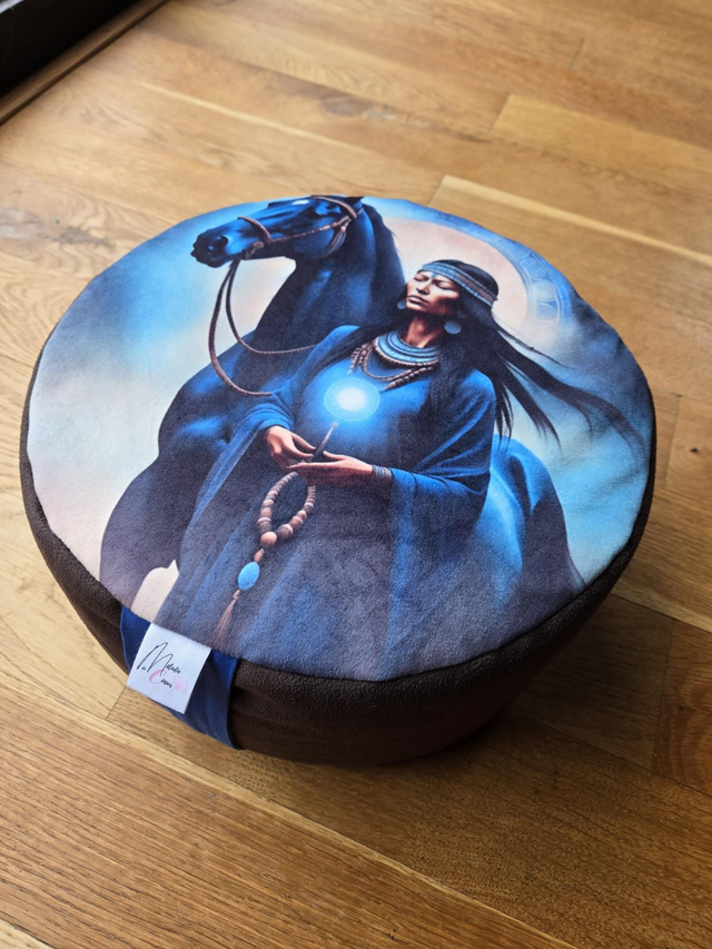 Zafu sacré Chamane et cheval