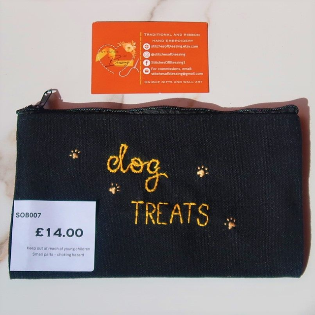 Dog Canvas Pouch