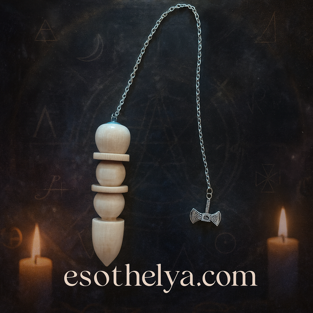 3.Pendule 34 en bois de cerisier