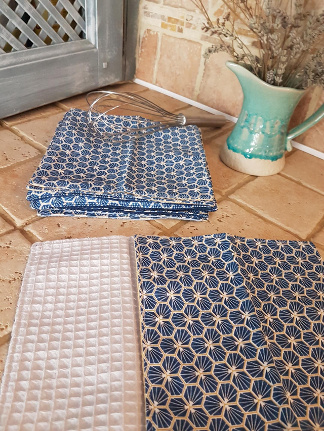 1 feuille d'essuie-tout / serviette de table GRIS