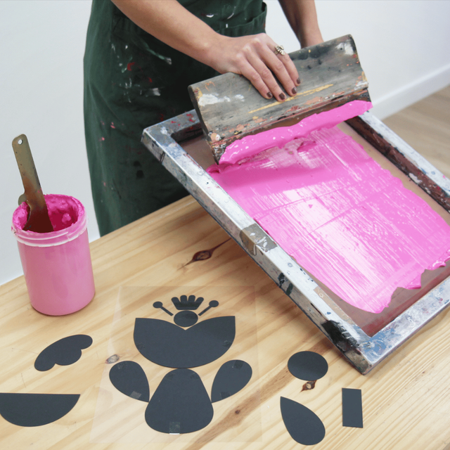 Atelier 6 ans et + | Fleur collective en sérigraphie