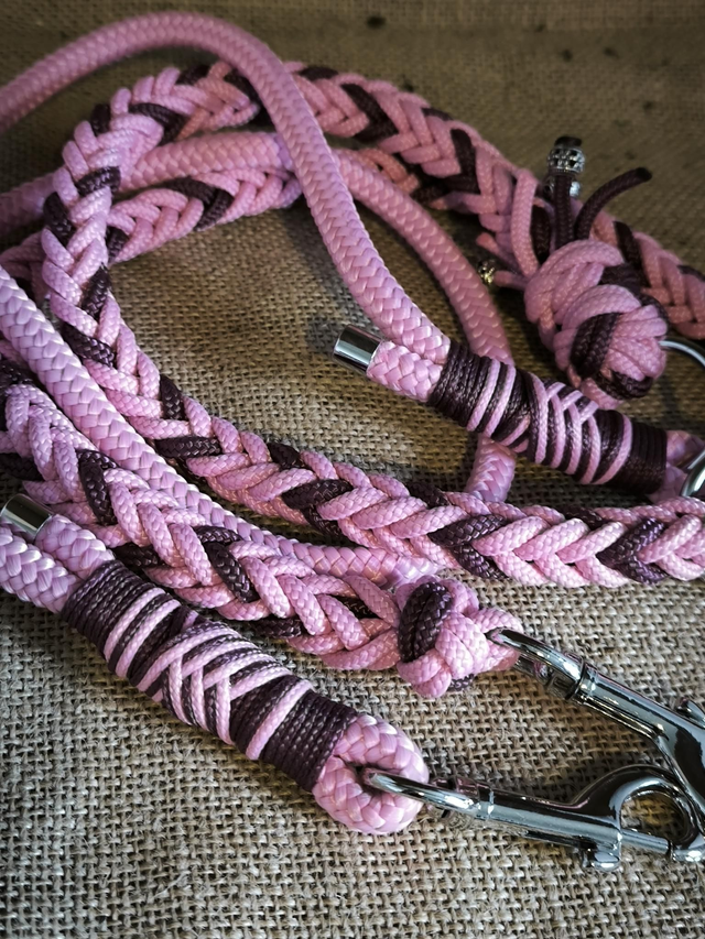 🩷 Laisse “Harmonie de Rose”