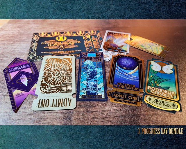 Progress day stickers