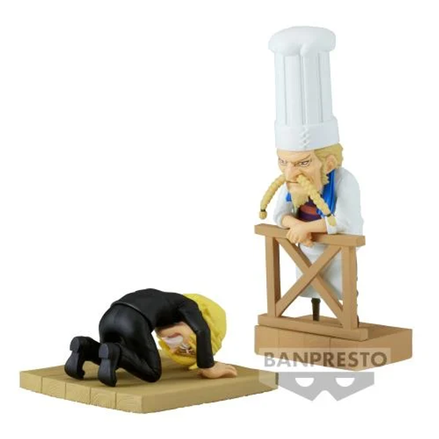 Sanji &amp; Zeff - One Piece - Figure WCF Log Stories 8cm MIX FIG 👨‍🍳🦵