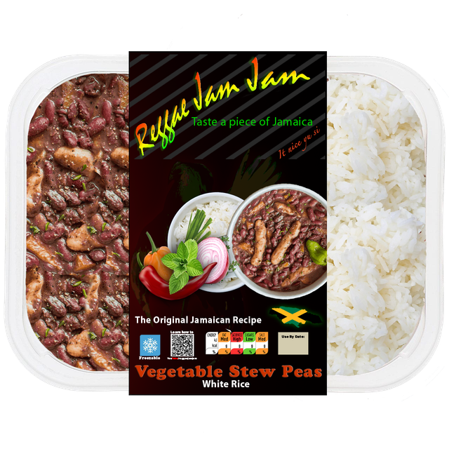 Vegetable Stew Peas and White Rice 