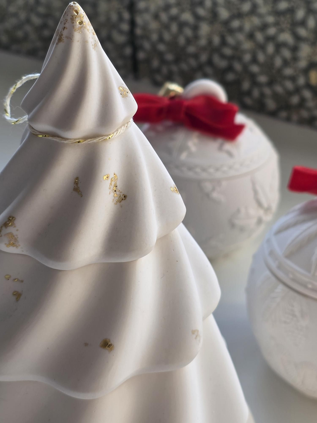 Bougies "mon beau sapin" en 4 parties