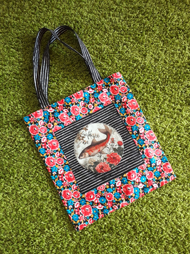 Sac tote bag Carpe Koï