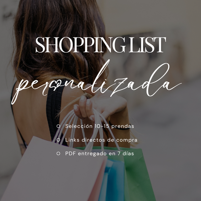 Shopping List Personalizada