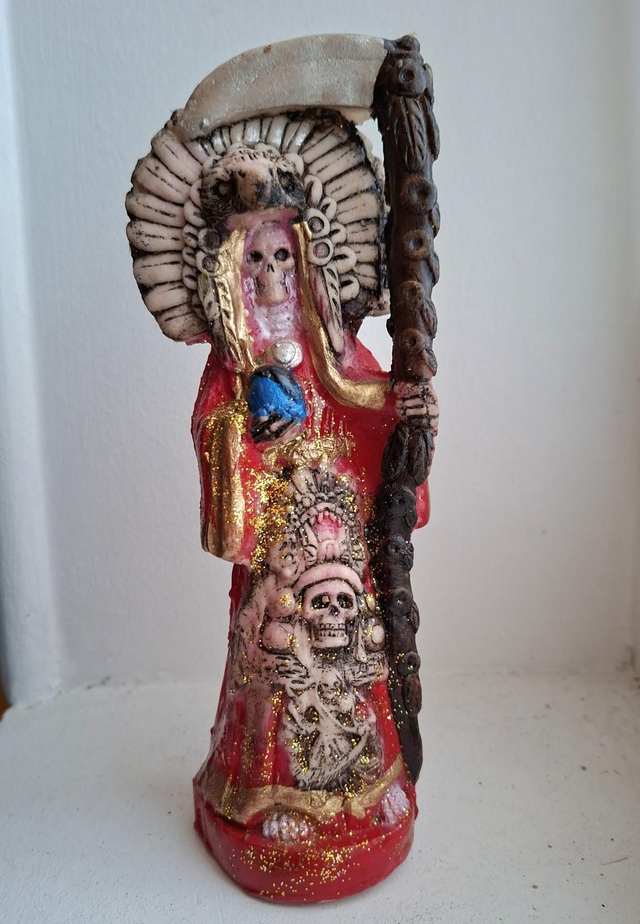 Statue Santa Muerte aztec 20cm
